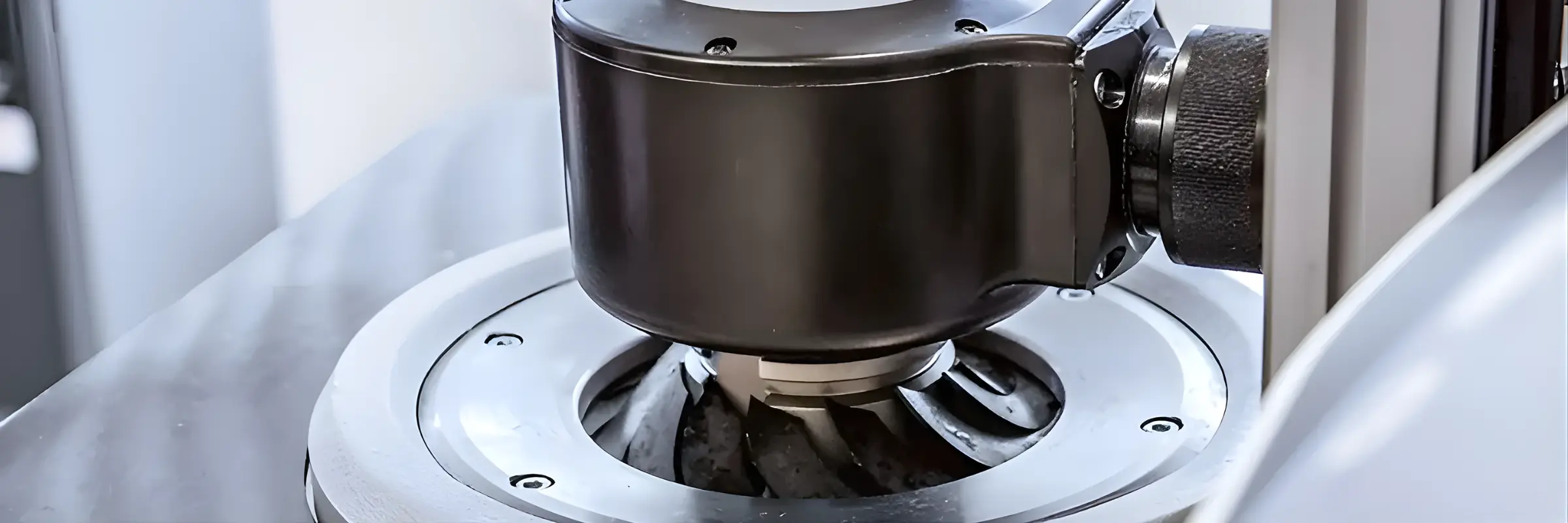 Proces tepelného upínání nástroje pro CNC obrábění.